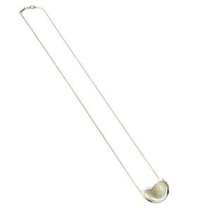 TIFFANY Co Silver Elsa Peretti Bean Necklace